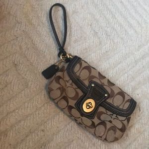 EUC coach wristlet